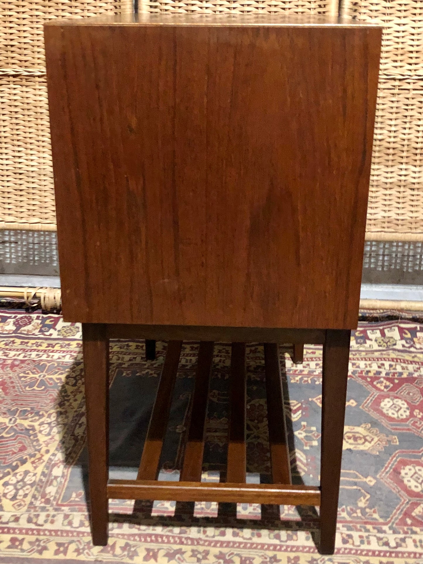 000577....Handsome Retro Teak Record Cabinet ( sold )
