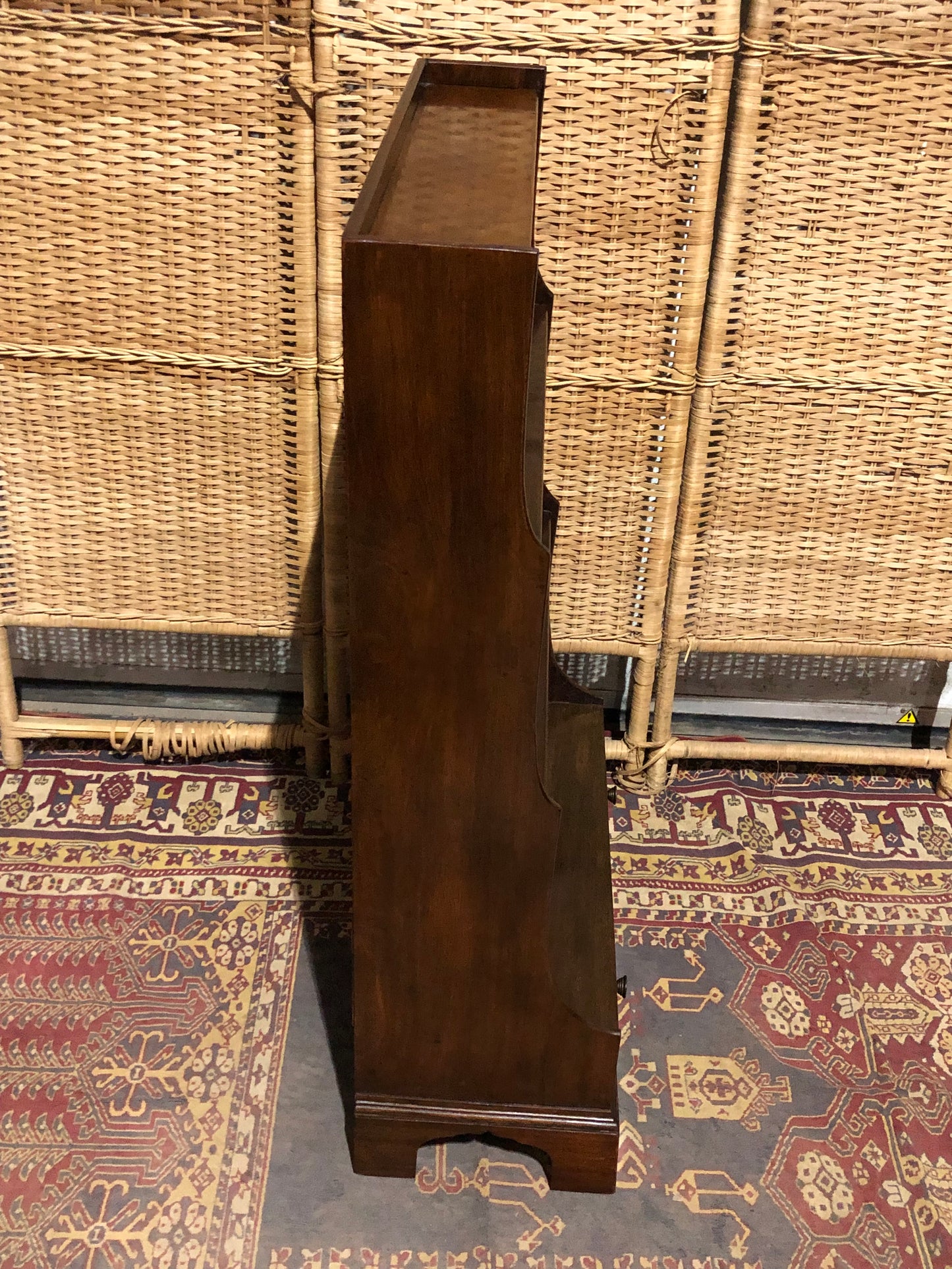 000574....Handsome Vintage Mahogany Bookcase