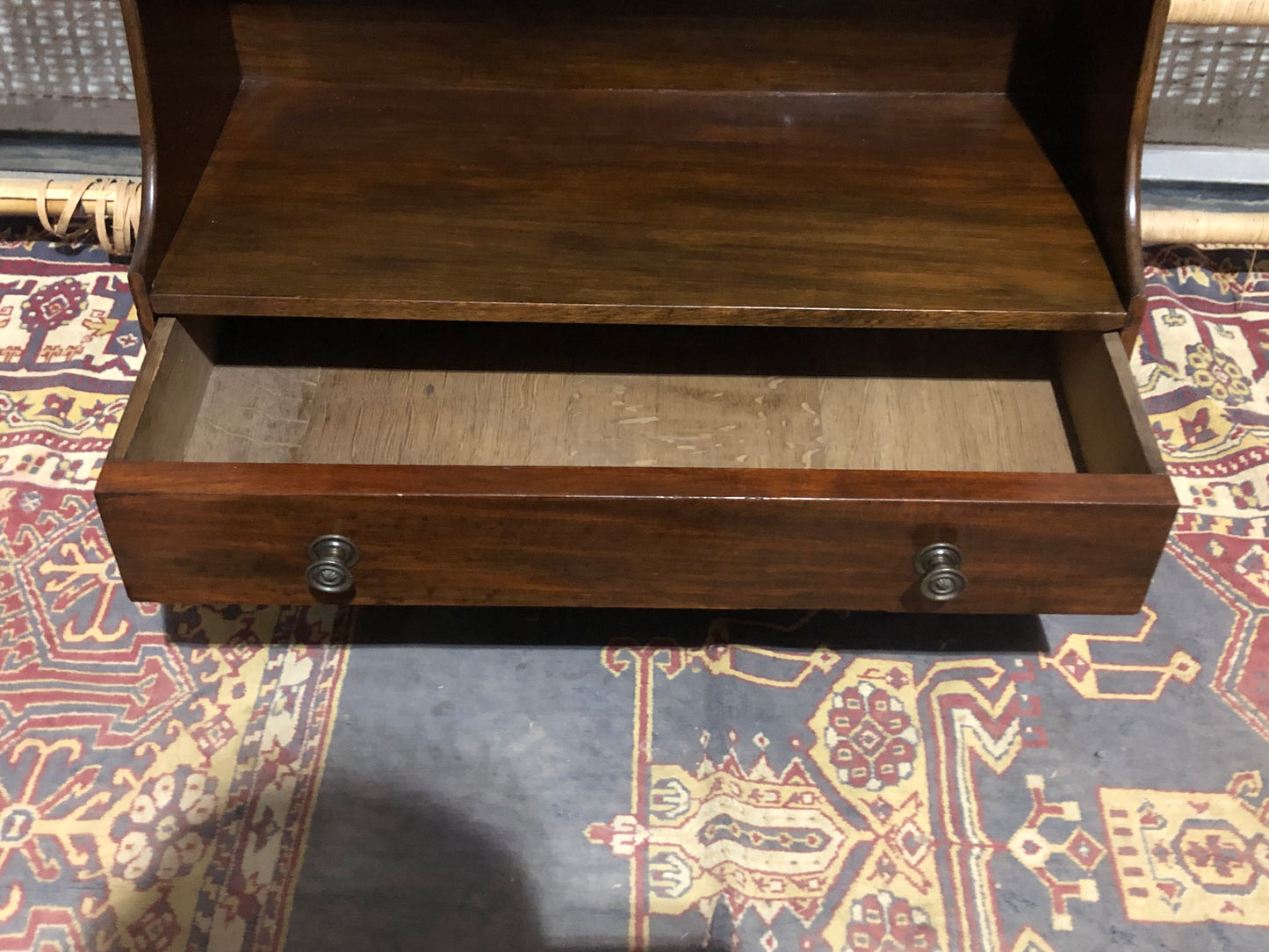 000574....Handsome Vintage Mahogany Bookcase