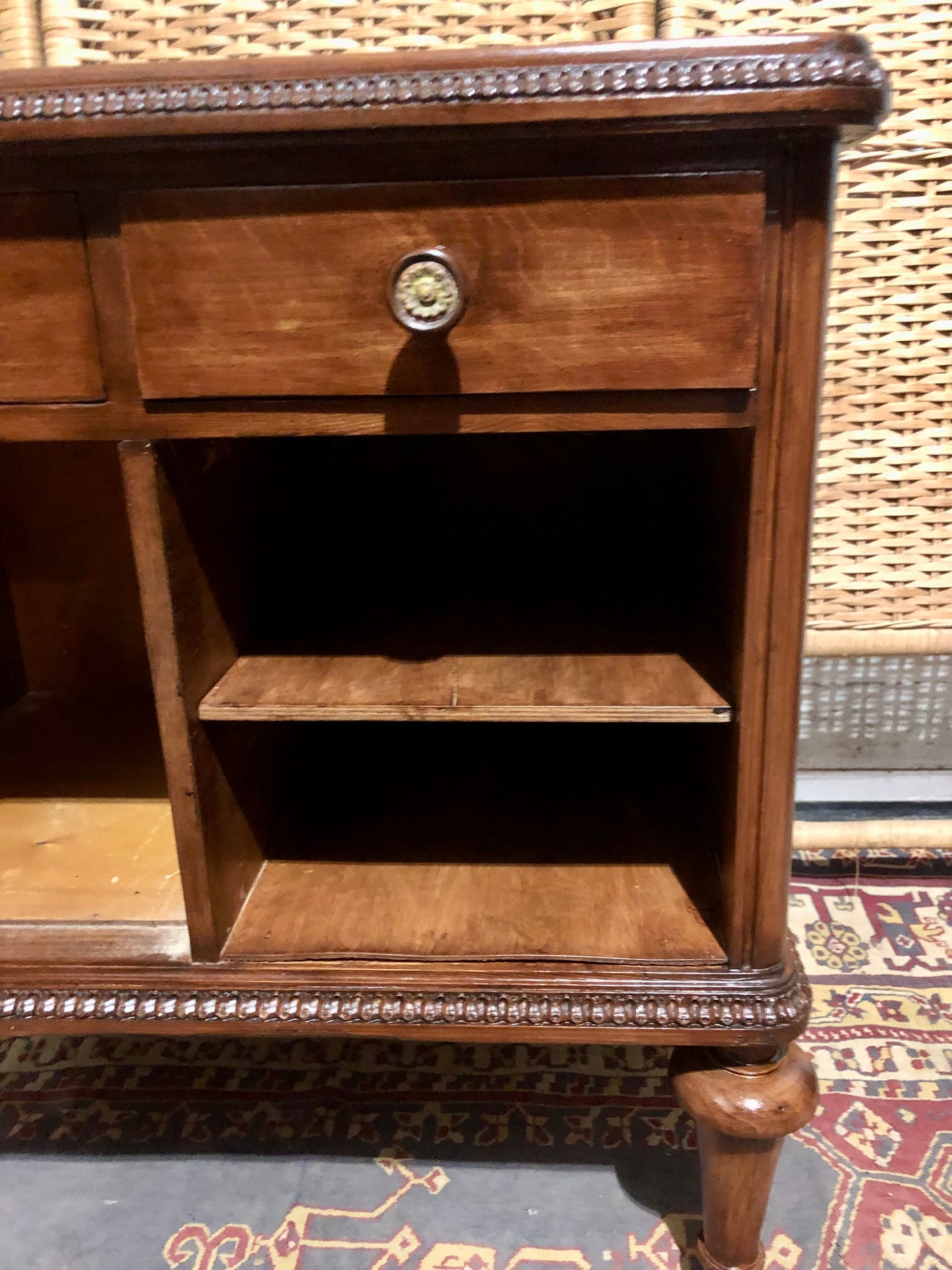 000573....Handsome Vintage French Bedside Table