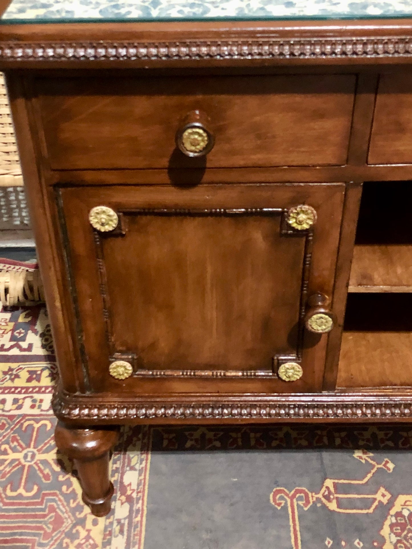 000573....Handsome Vintage French Bedside Table