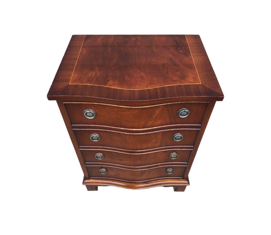 000814....Handsome Vintage Mahogany Bedside Chest / Bedside Table (sold )