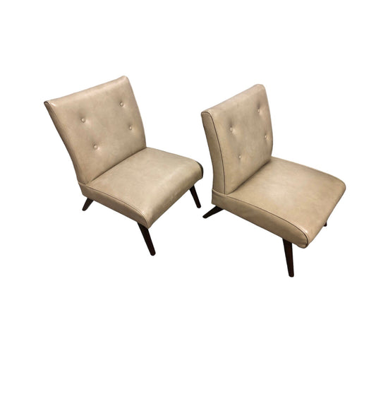 000780....Pair Of Retro Occasional Chairs / Accent Chairs