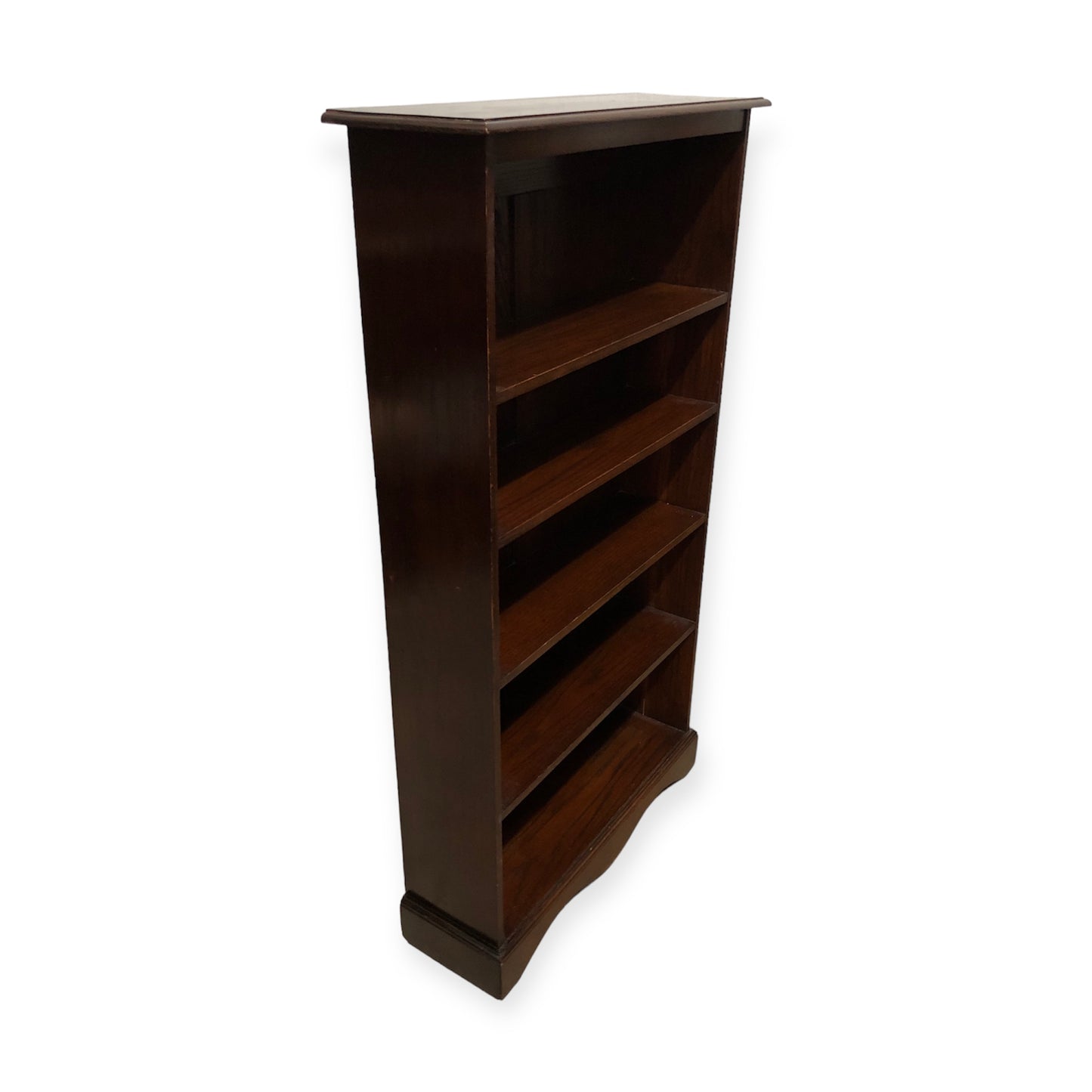 000731....Handsome Vintage Oak Bookcase / Bookshelves ( solod )