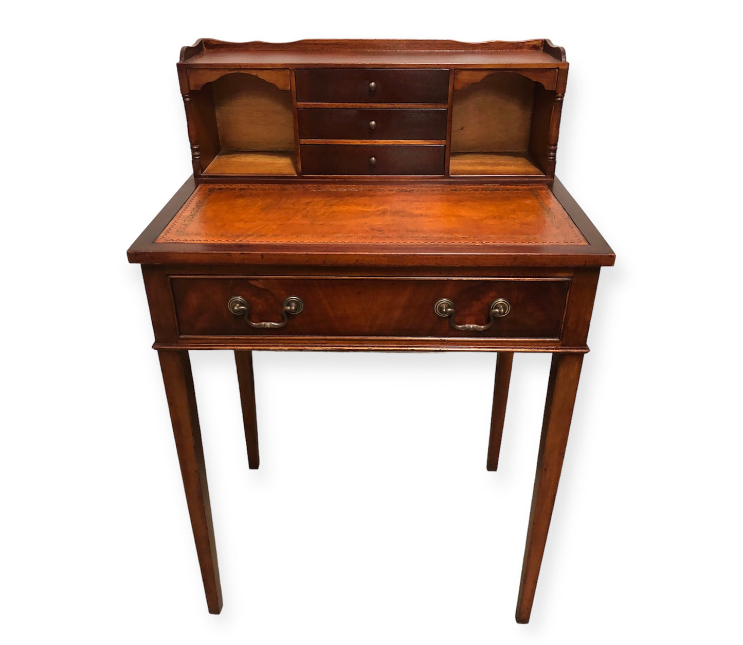 000723....Handsome Vintage Mahogany Desk