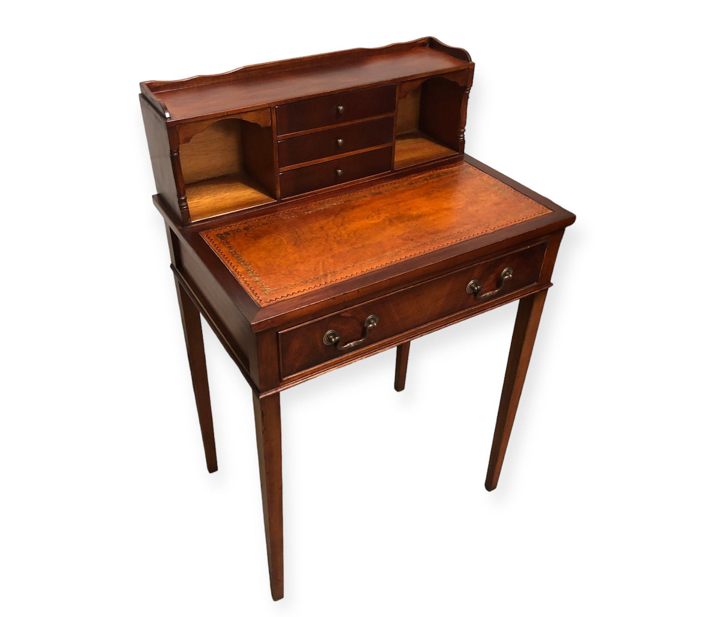 000723....Handsome Vintage Mahogany Desk