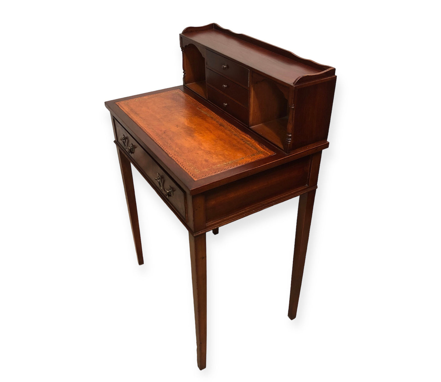 000723....Handsome Vintage Mahogany Desk