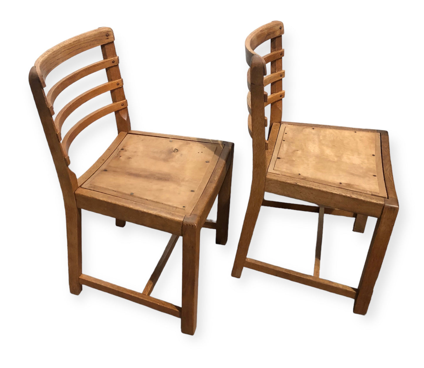 000722....Heal's Table And Four Chairs - Heal's Oak Dining Set