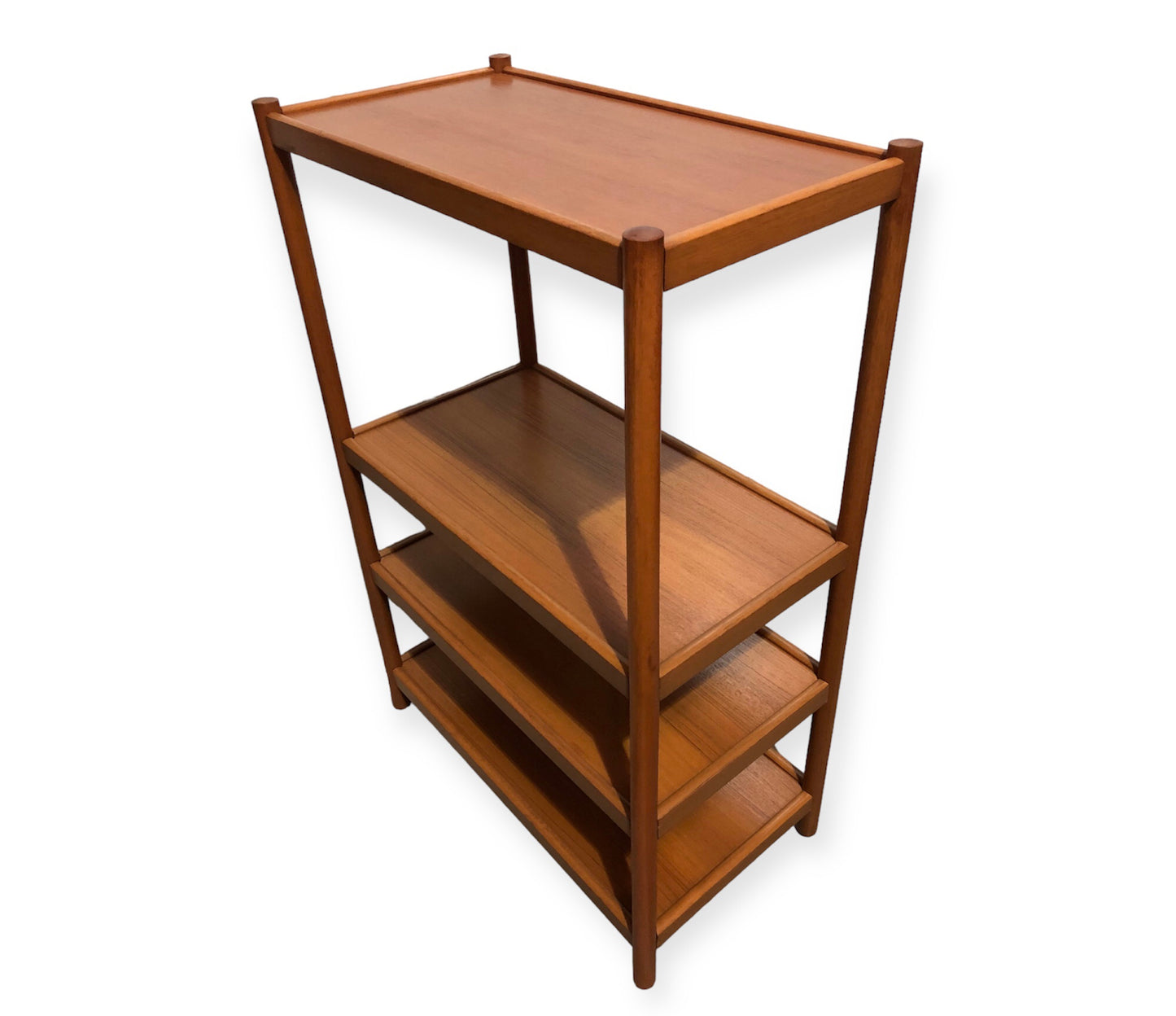 000716....Retro Style Teak Shelving Unit