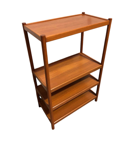 000716....Retro Style Teak Shelving Unit