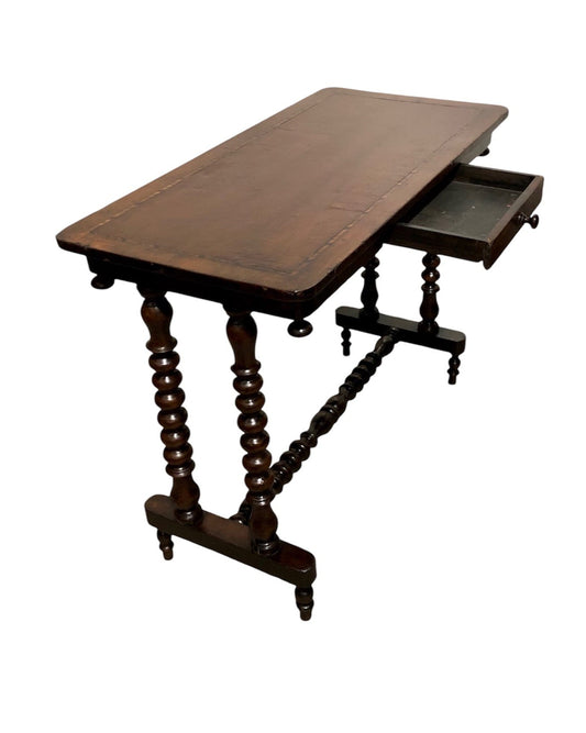 000704....Handsome Antique Writing / Hall Table