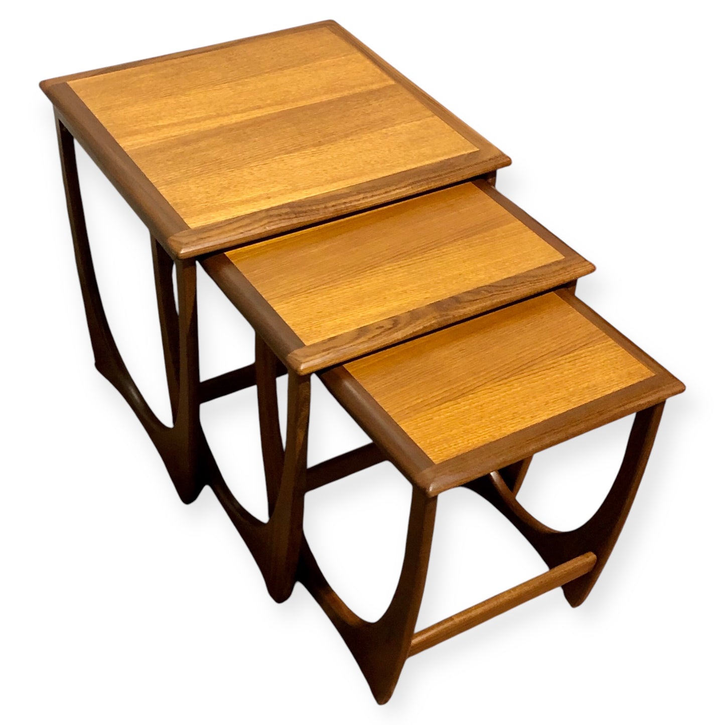 000672....Handsome Retro G Plan Nest Of Teak Tables