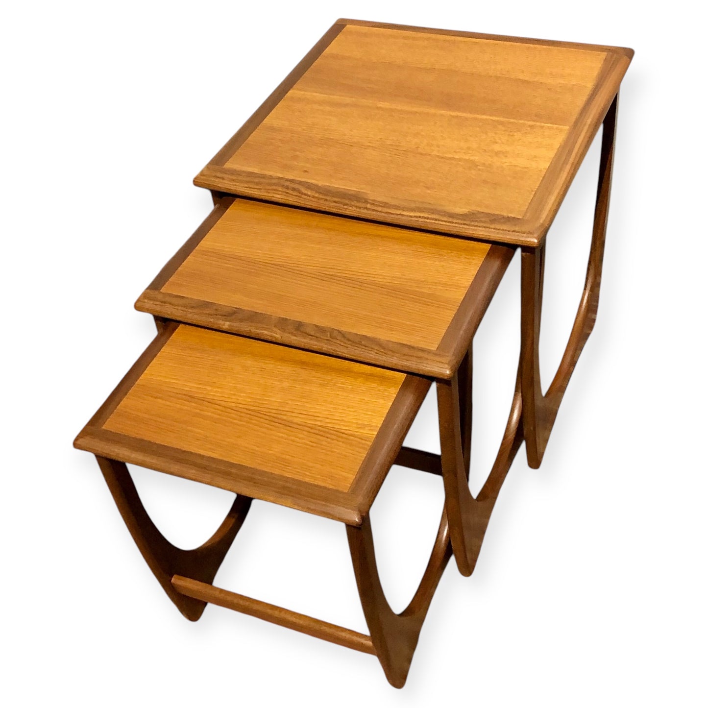 000672....Handsome Retro G Plan Nest Of Teak Tables