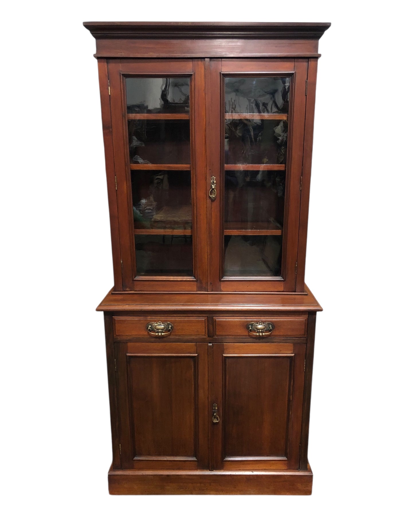 000643....Handsome Antique Mahogany Bookcase
