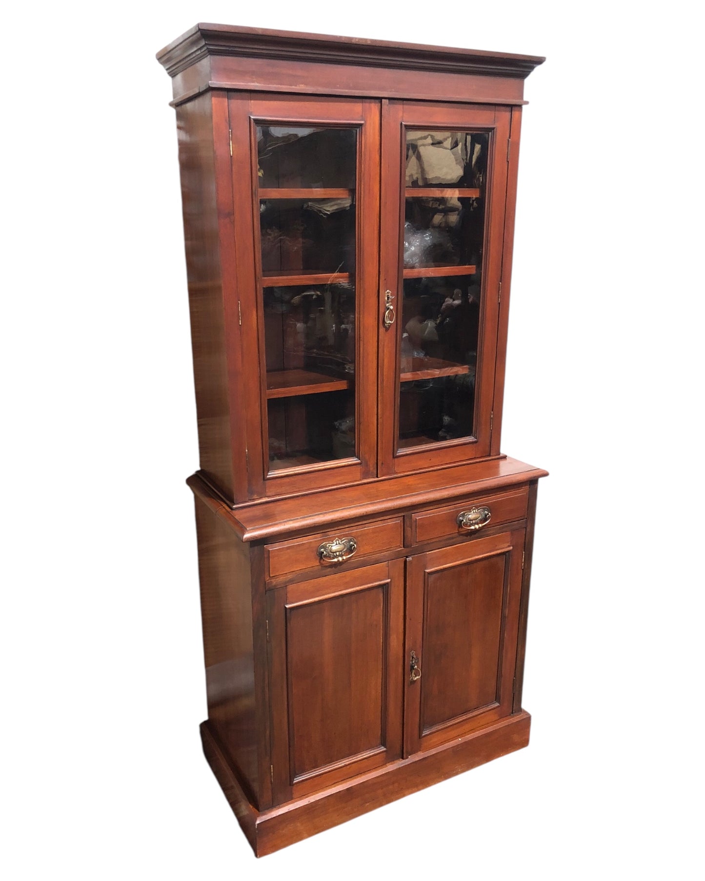 000643....Handsome Antique Mahogany Bookcase