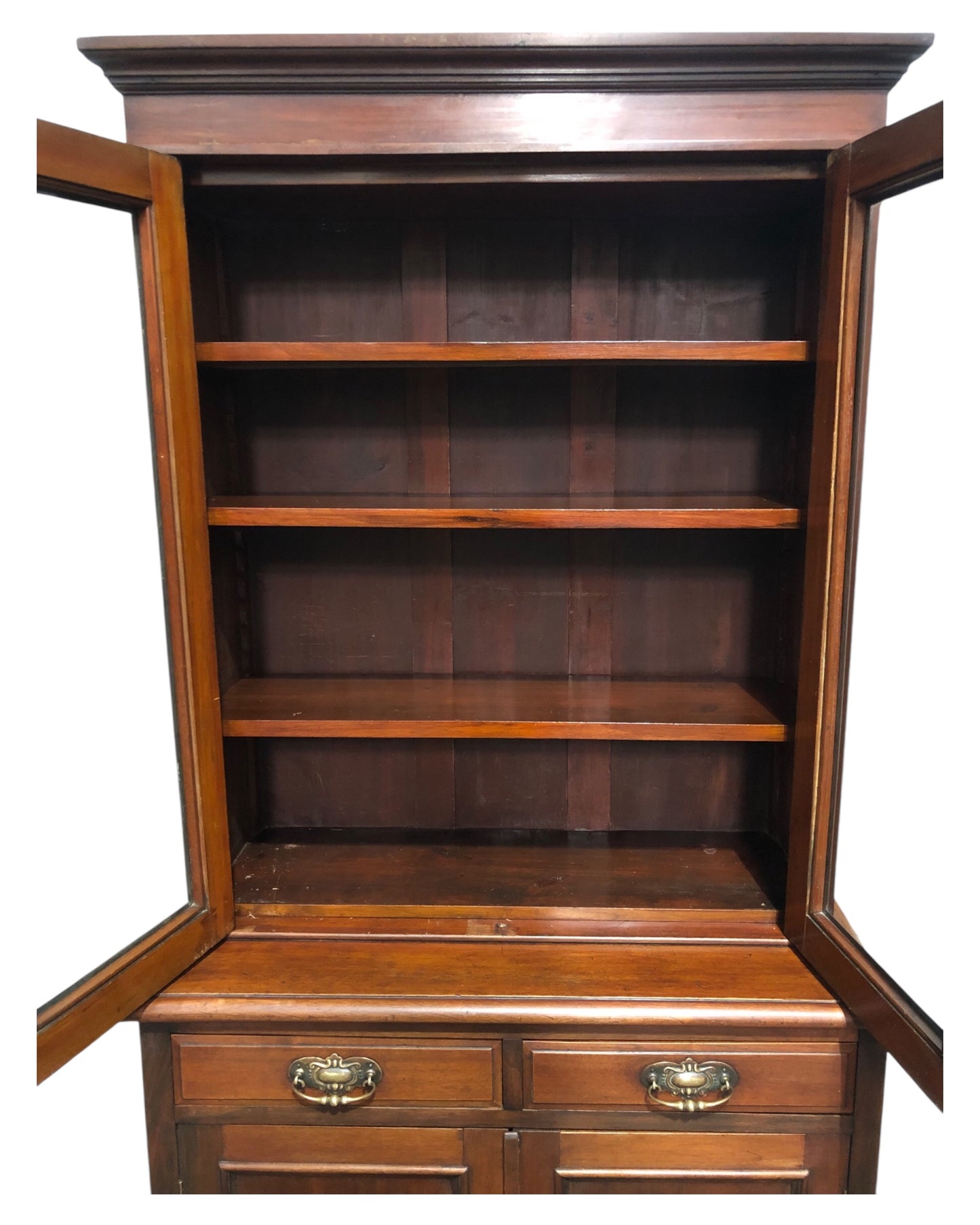 000643....Handsome Antique Mahogany Bookcase