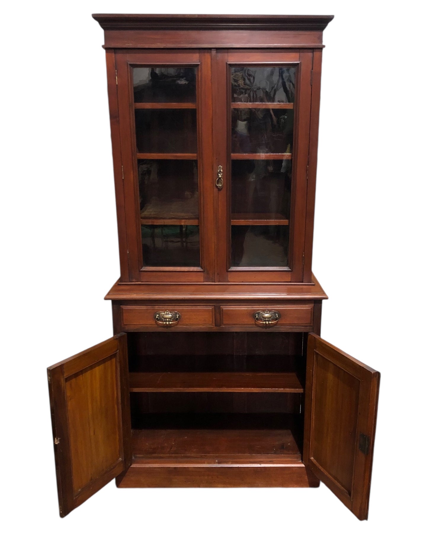000643....Handsome Antique Mahogany Bookcase