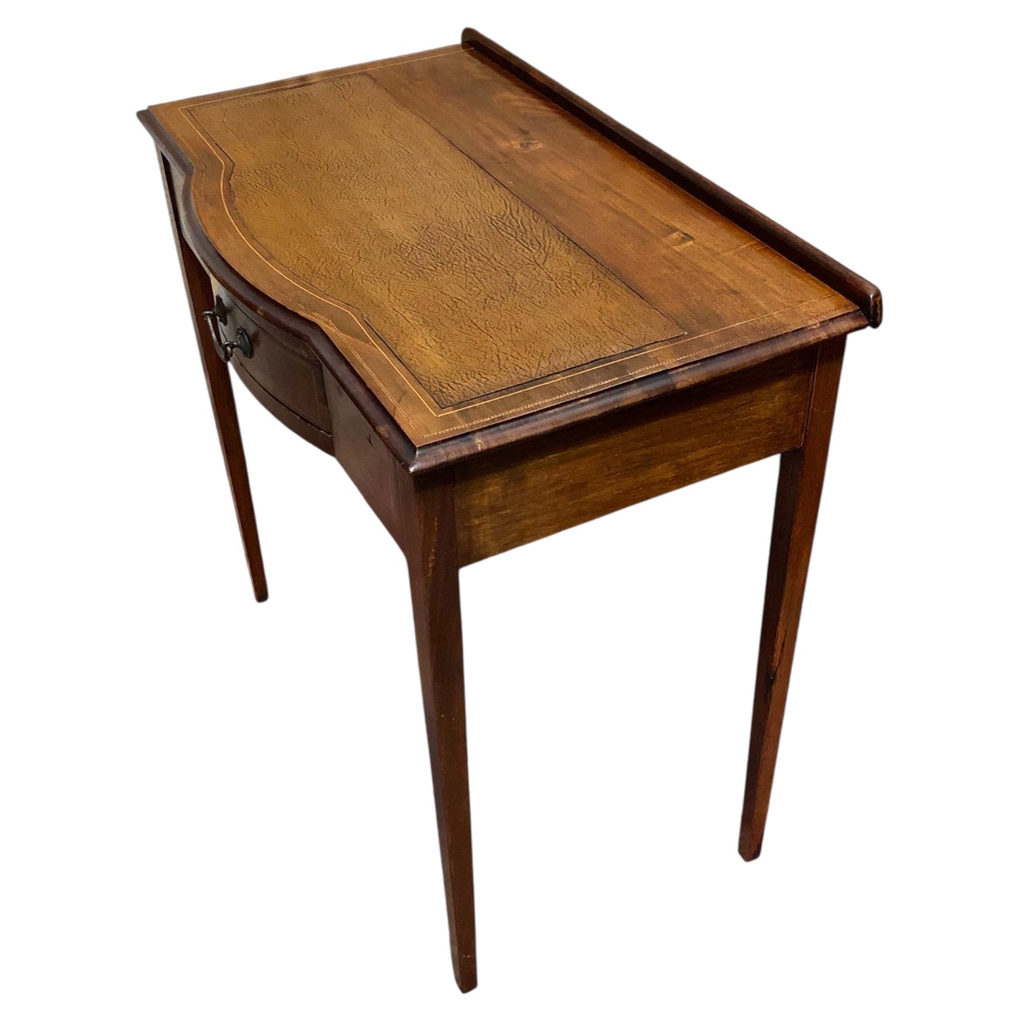 000640....Handsome Edwardian Mahogany Writing/Dressing Table