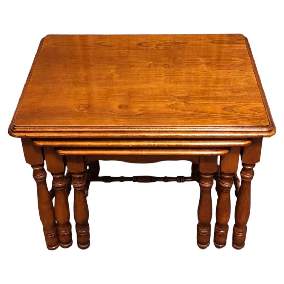 000617....Handsome Vintage Nest Of Coffee Tables