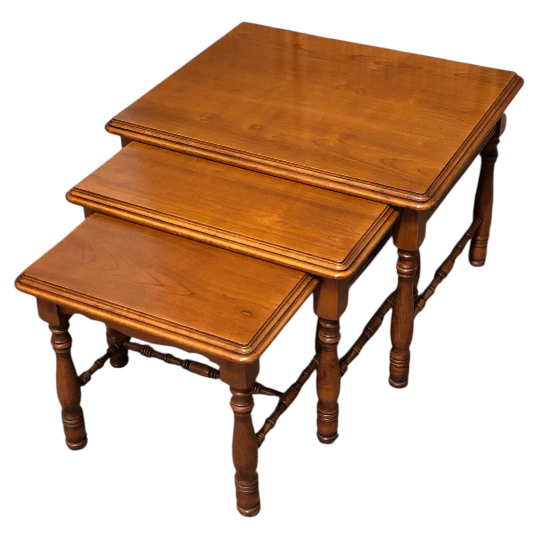 000617....Handsome Vintage Nest Of Coffee Tables