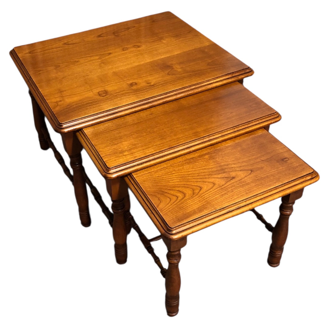 000617....Handsome Vintage Nest Of Coffee Tables