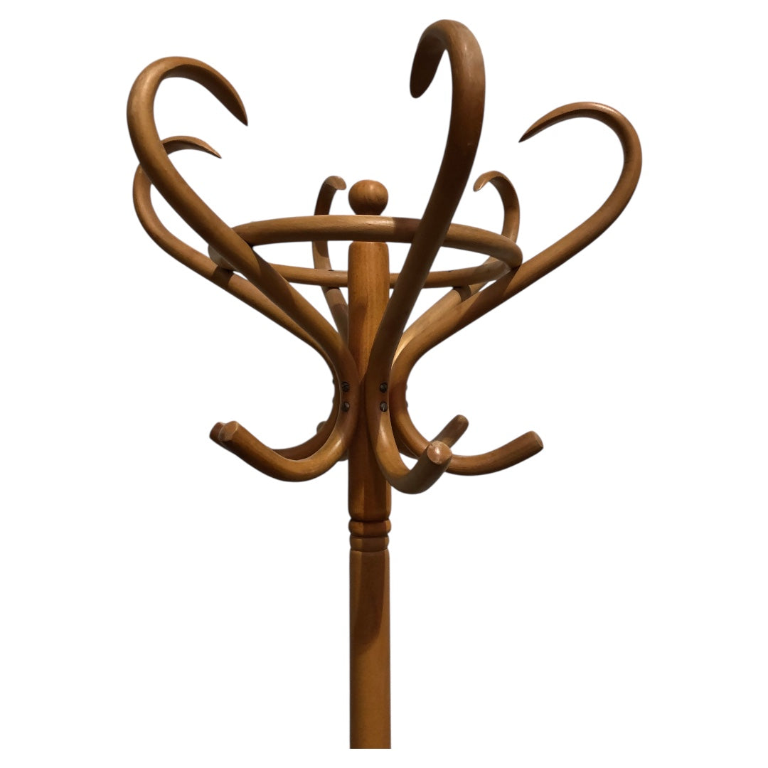 000616....Handsome Vintage Bentwood Coat Rack Or Hall Stand ( sold )