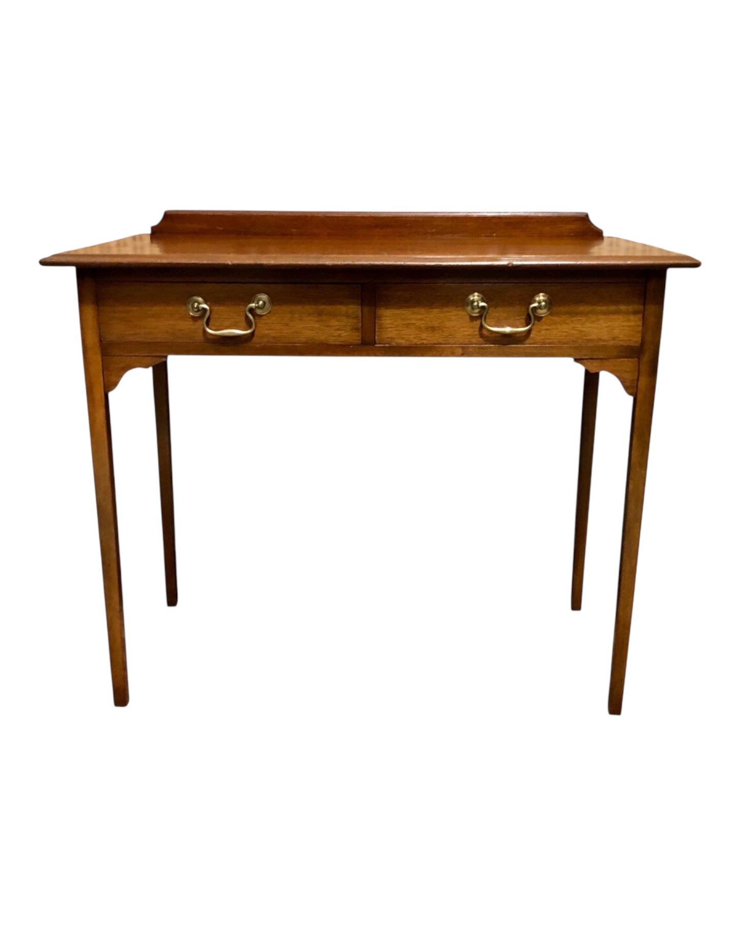000612....Handsome Edwardian Mahogany Writing/Hall Table
