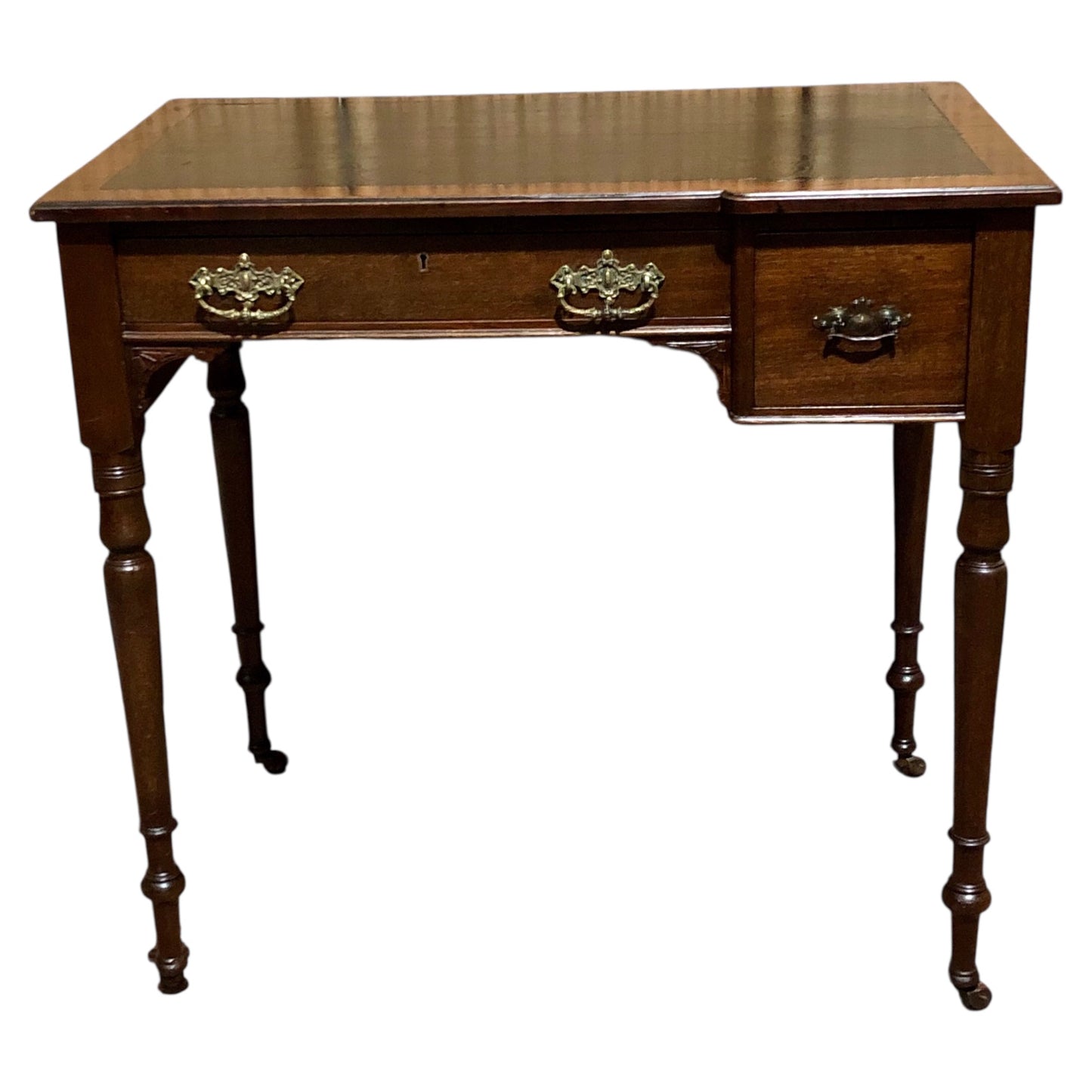 000583....Handsome Antique Mahogany Desk