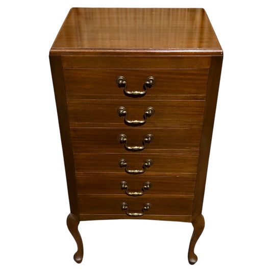 000582....Handsome Art Deco Style Music Chest / Cabinet