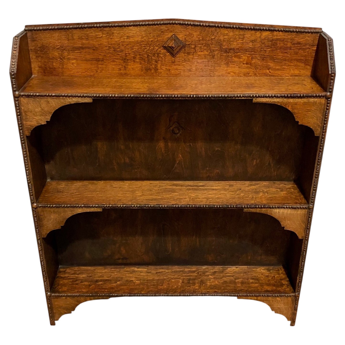 000567....Handsome Arts And Crafts Oak Bookcase