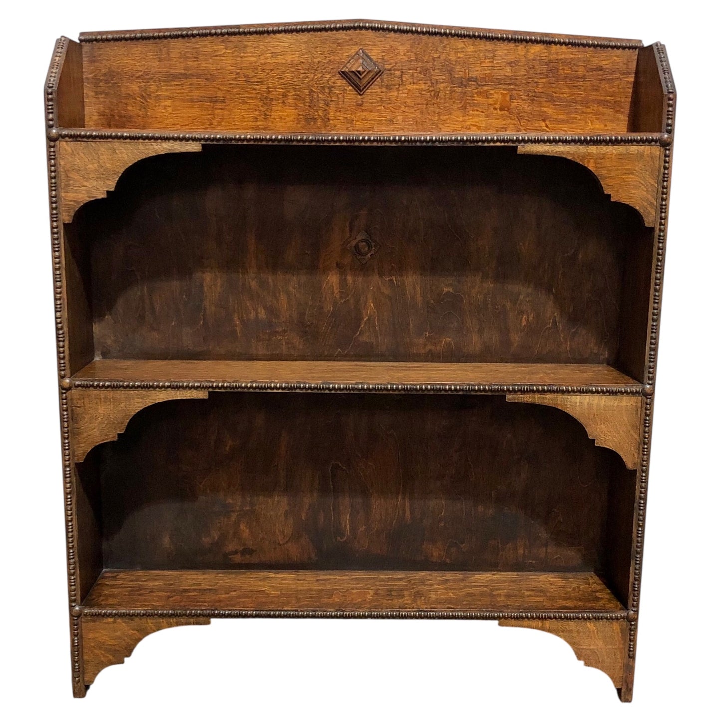 000567....Handsome Arts And Crafts Oak Bookcase