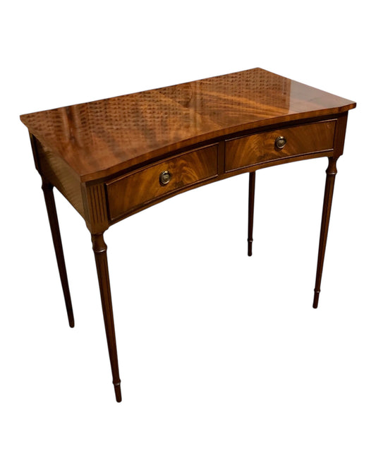 000562....Handsome Vintage Mahogany Side Or Hall Table By Reprodux ( sold )