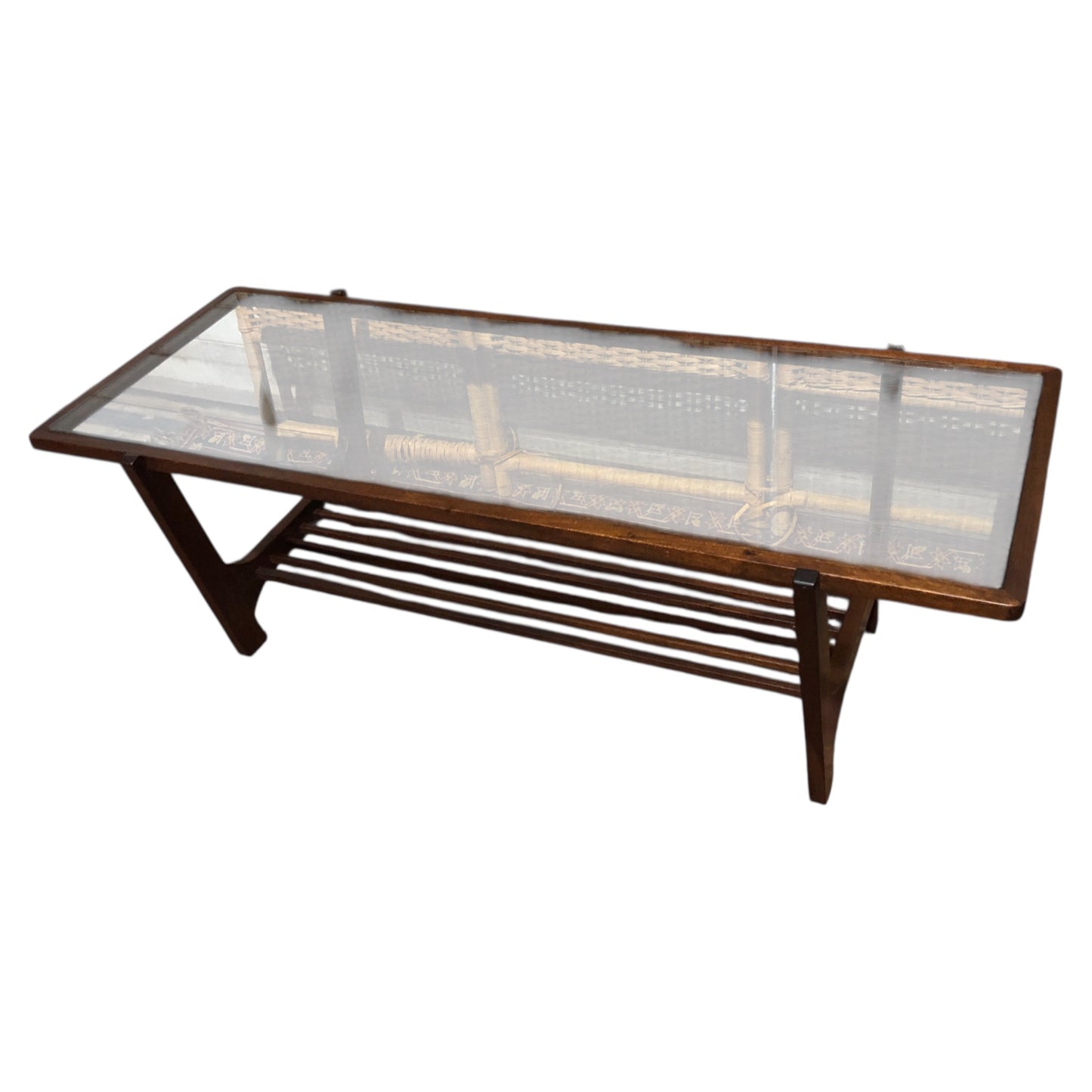 000557....Handsome Retro Teak Coffee Table