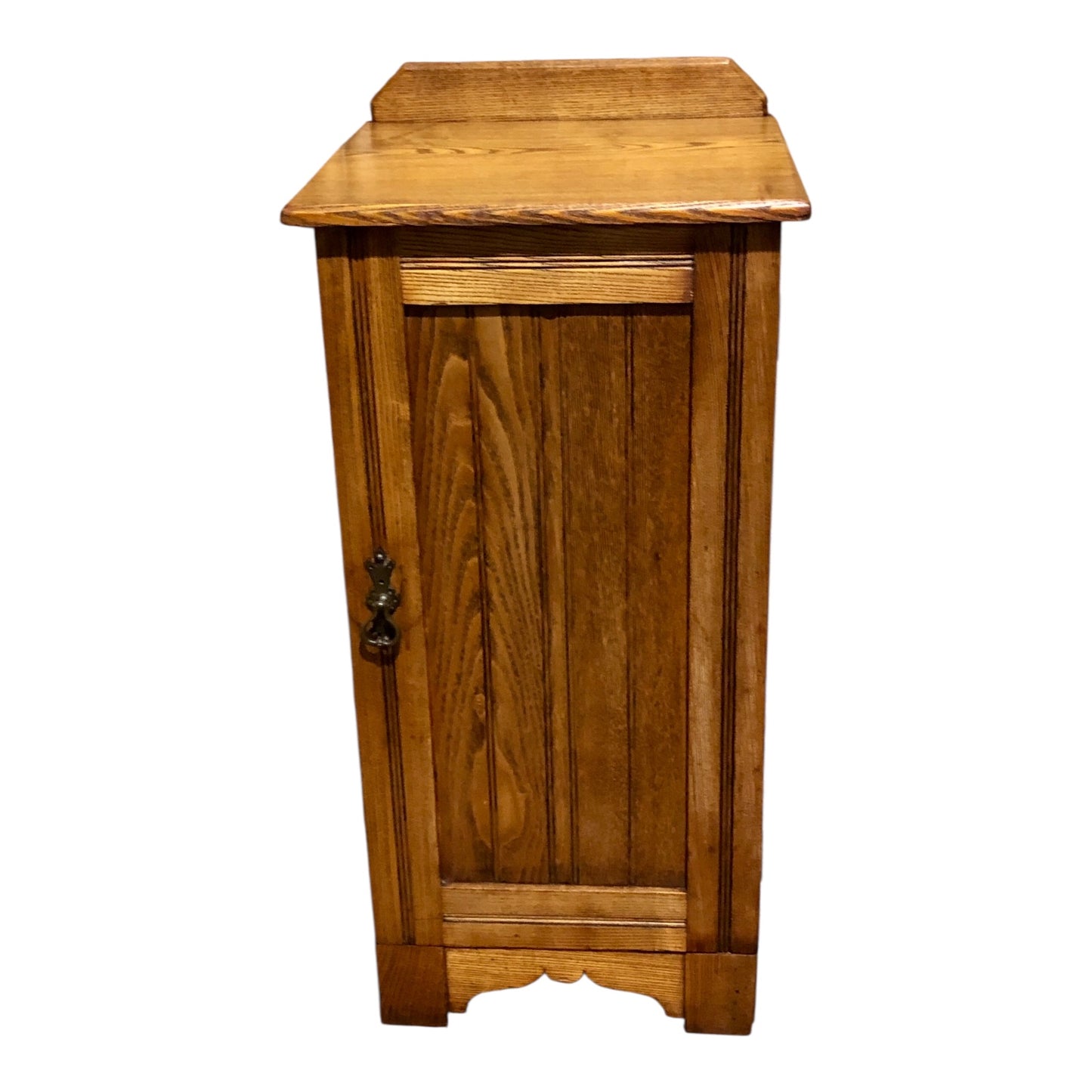 000535...Handsome Antique Ash Bedside Table