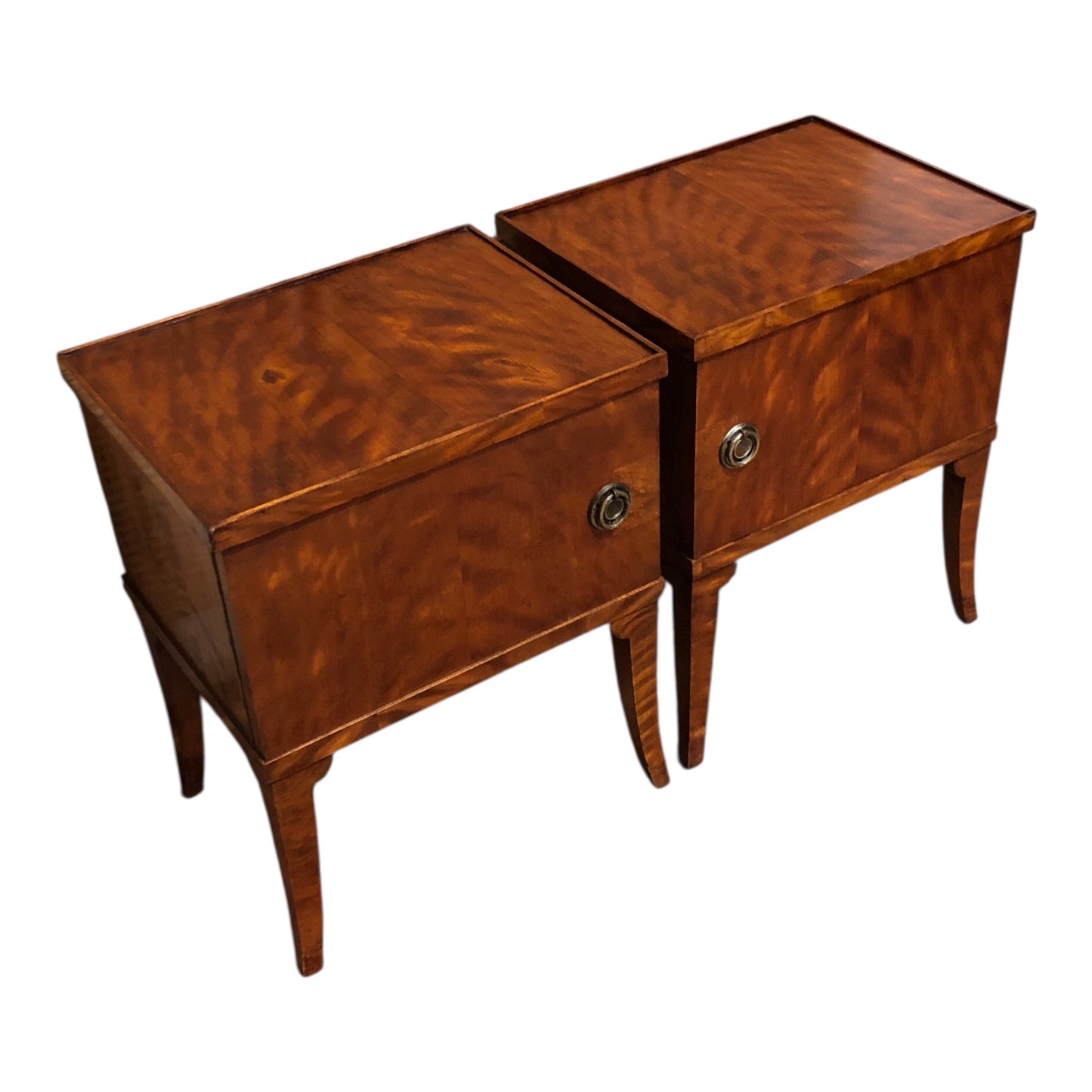 000532...Handsome Pair Of French Art Deco Bedside Tables. ( sold )