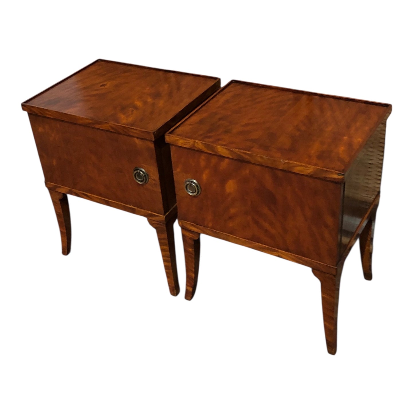 000532...Handsome Pair Of French Art Deco Bedside Tables. ( sold )