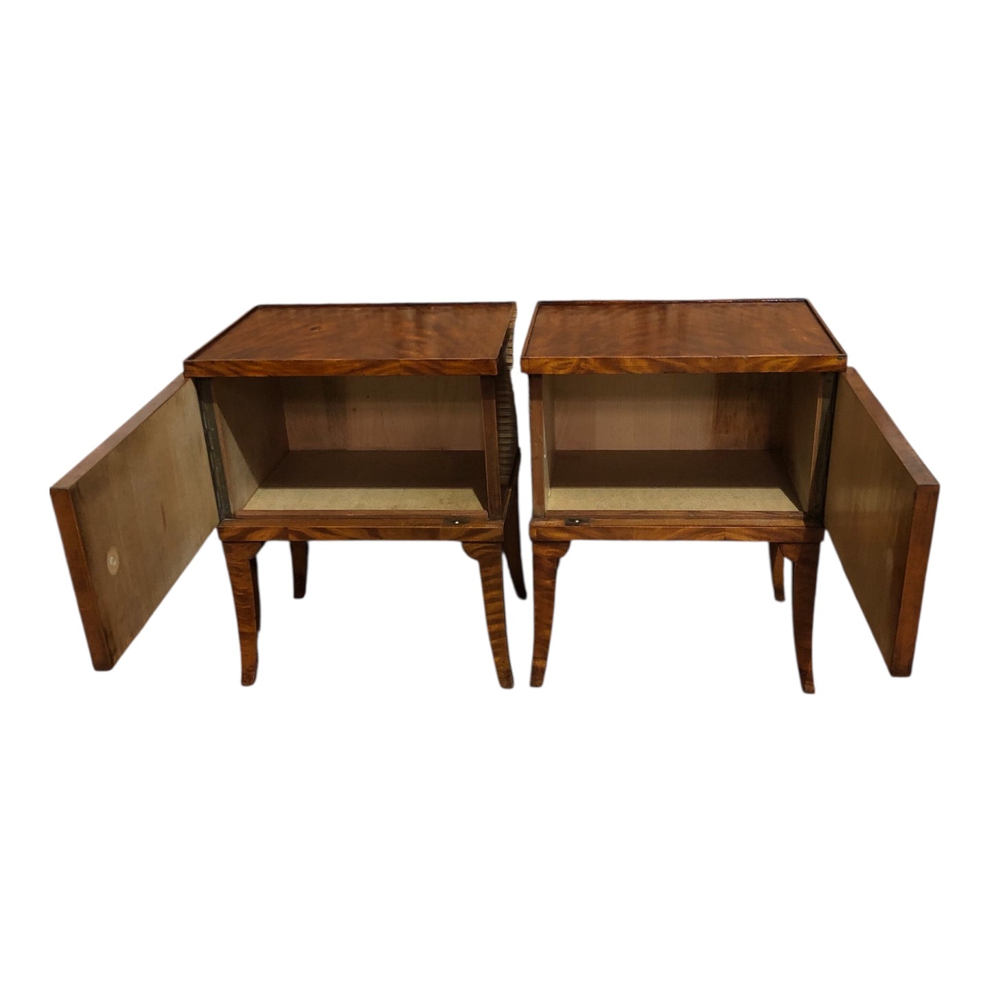000532...Handsome Pair Of French Art Deco Bedside Tables. ( sold )