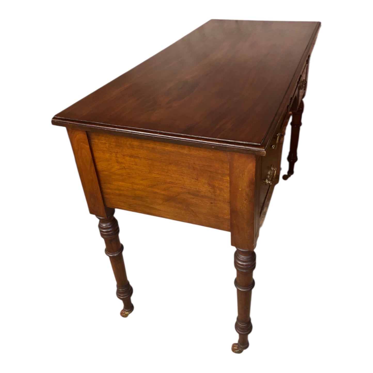 000528...Handsome Antique Mahogany Writing Or Dressing Table ( sold )