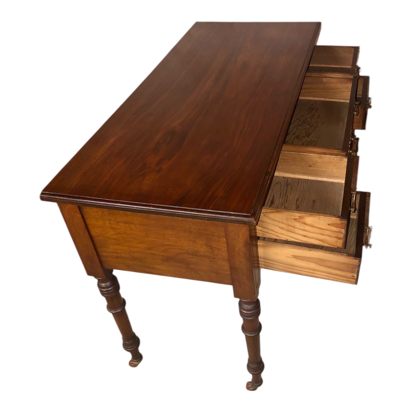 000528...Handsome Antique Mahogany Writing Or Dressing Table ( sold )