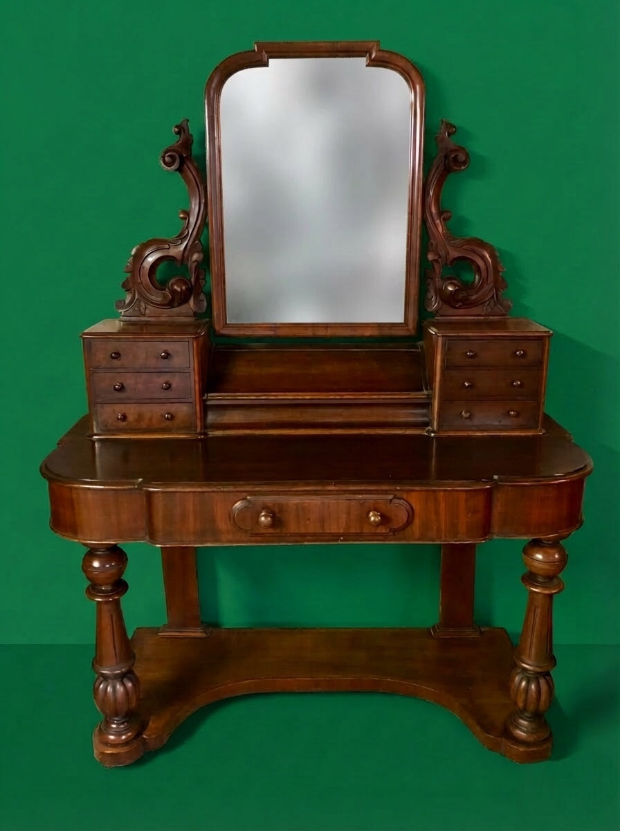 000527....Handsome Antique Mahogany Duchess Dessing Table.