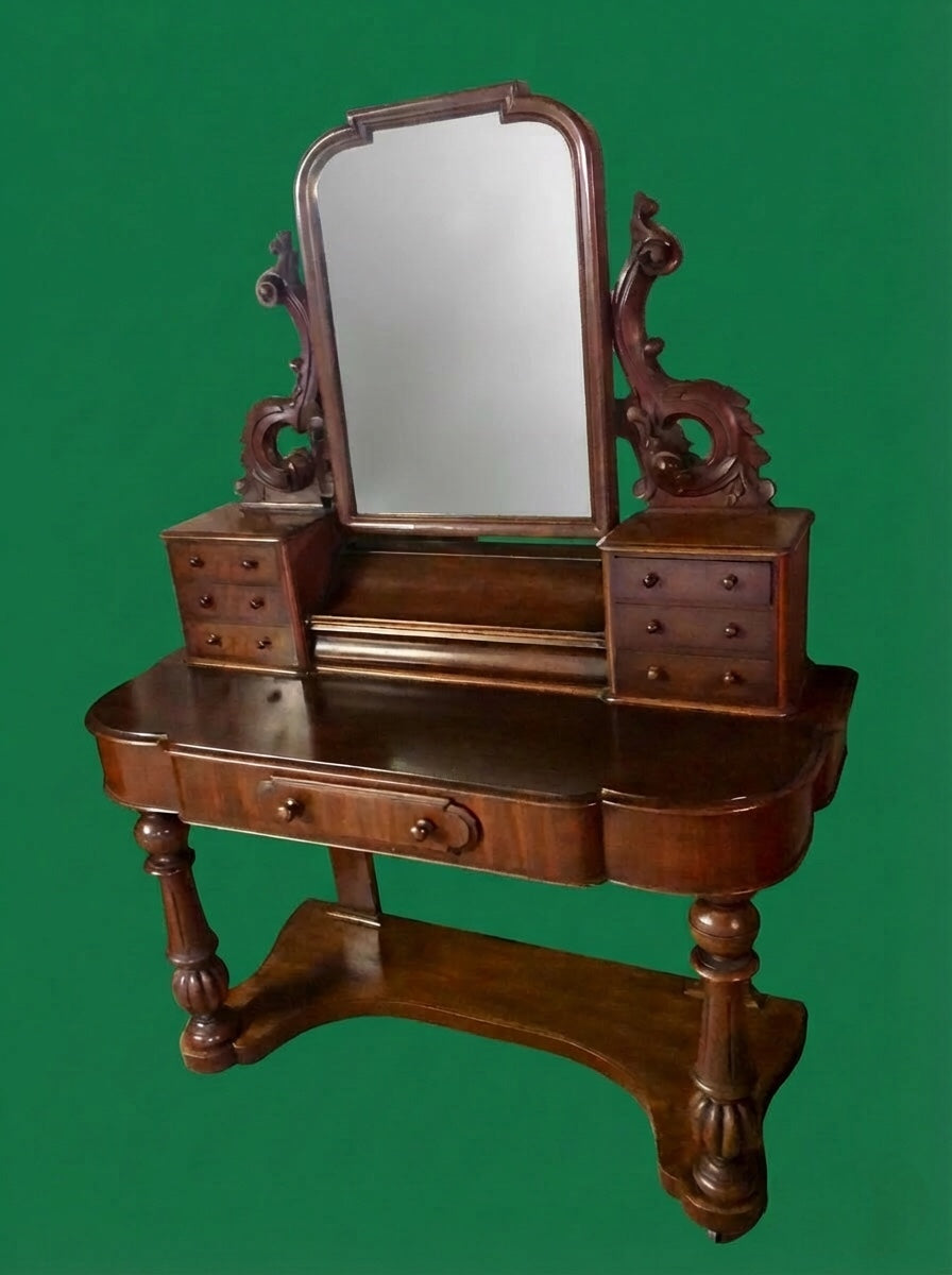 000527....Handsome Antique Mahogany Duchess Dessing Table.