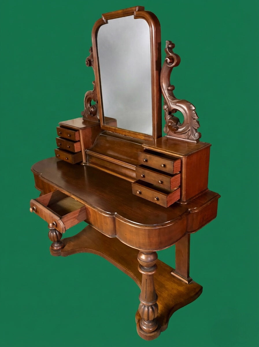 000527....Handsome Antique Mahogany Duchess Dessing Table.
