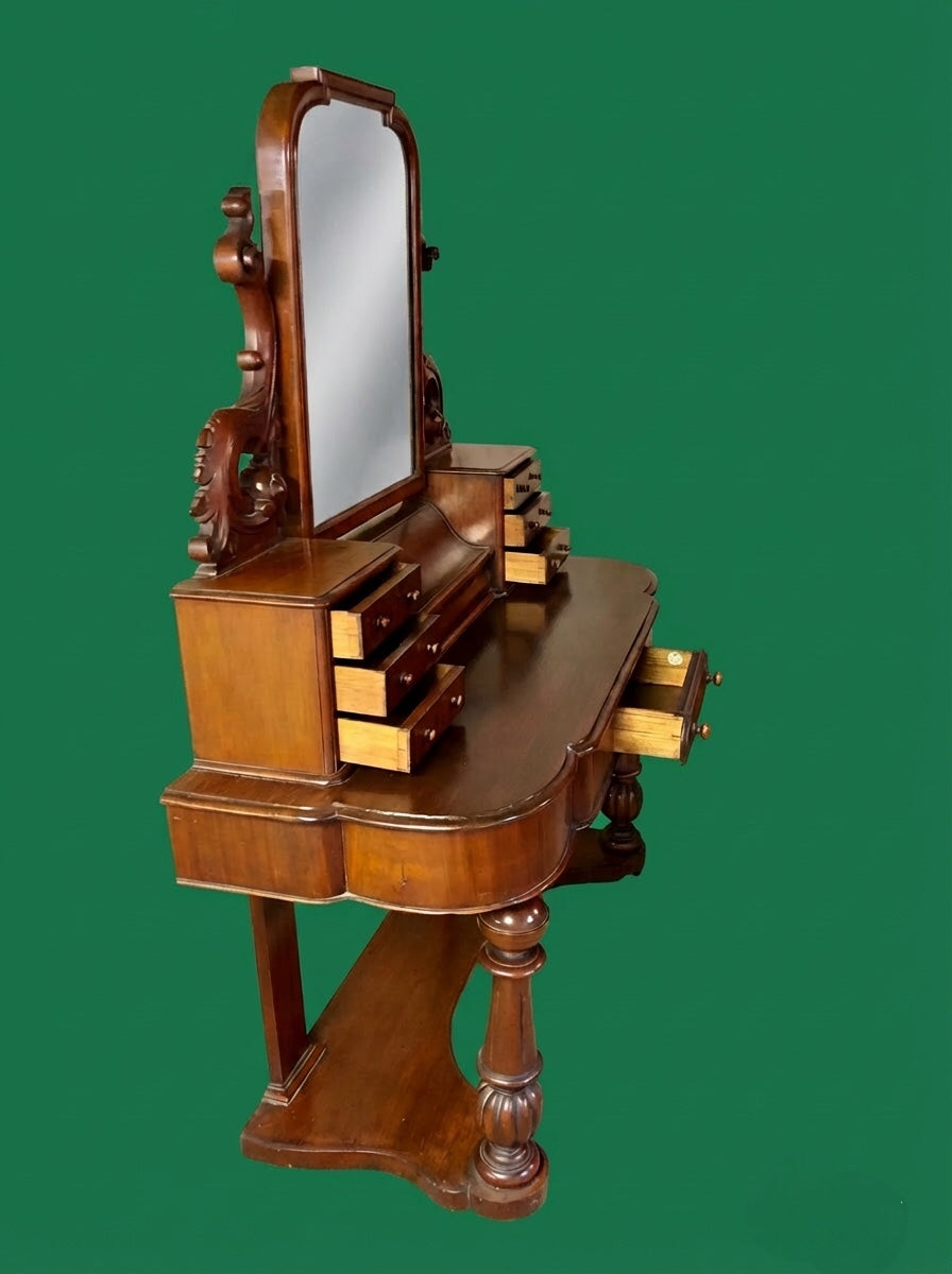 000527....Handsome Antique Mahogany Duchess Dessing Table.