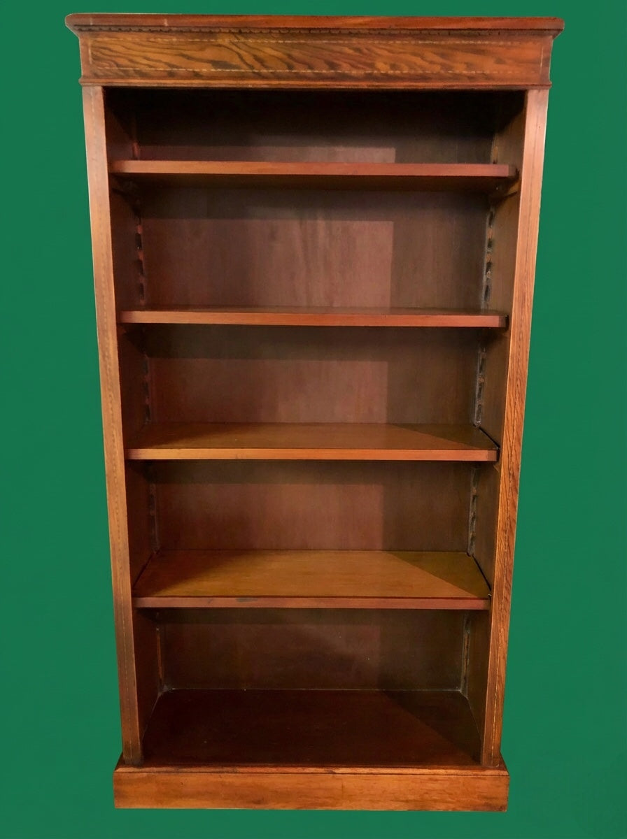 000526....Handsome Vintage Mahogany Bookcase ( sold )
