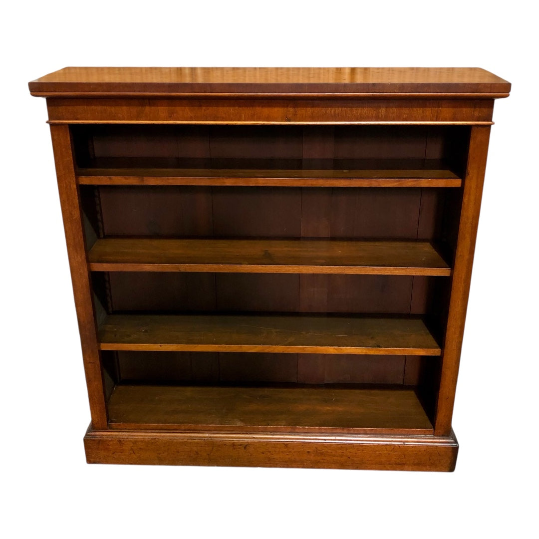 000524....Handsome Antique Walnut Bookcase