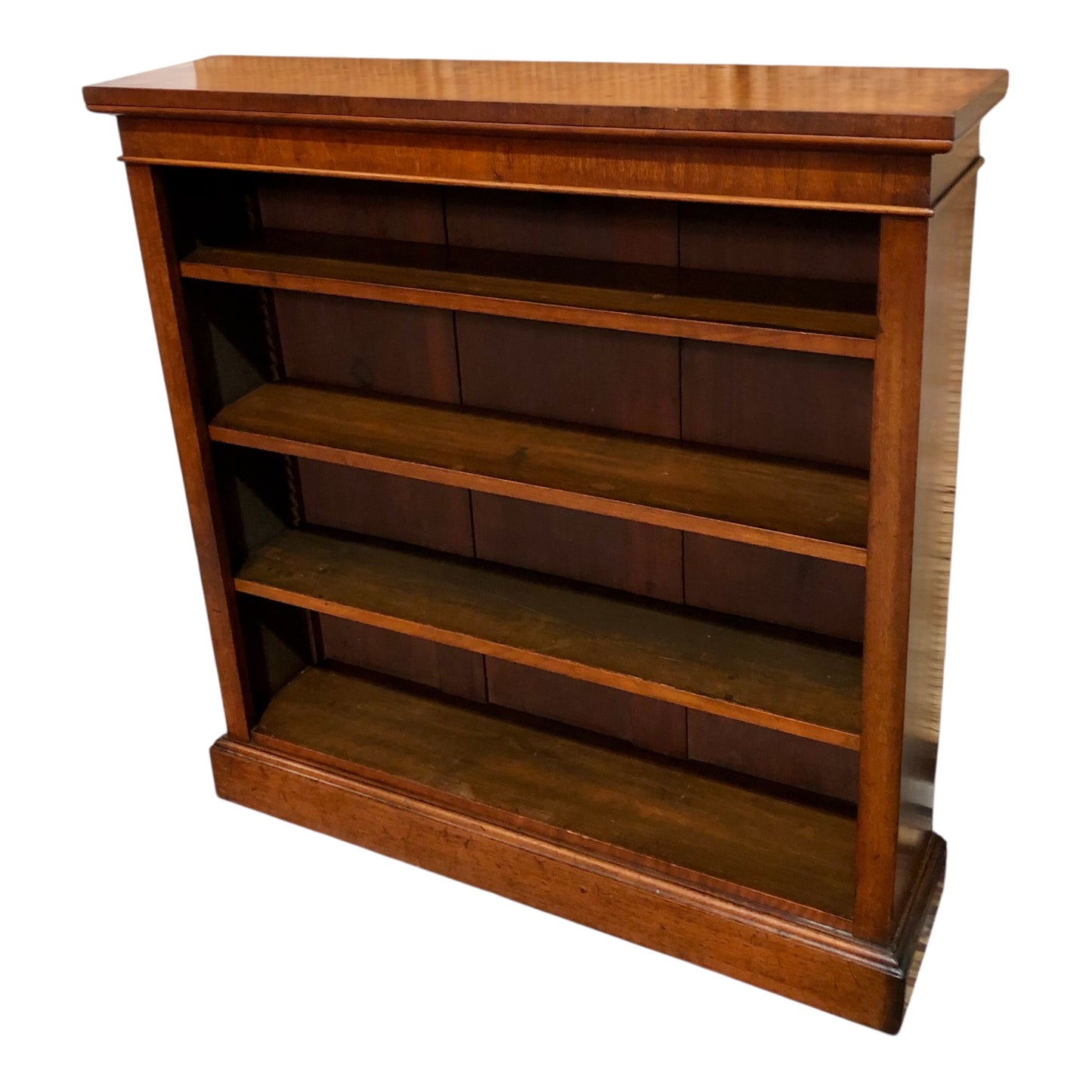 000524....Handsome Antique Walnut Bookcase