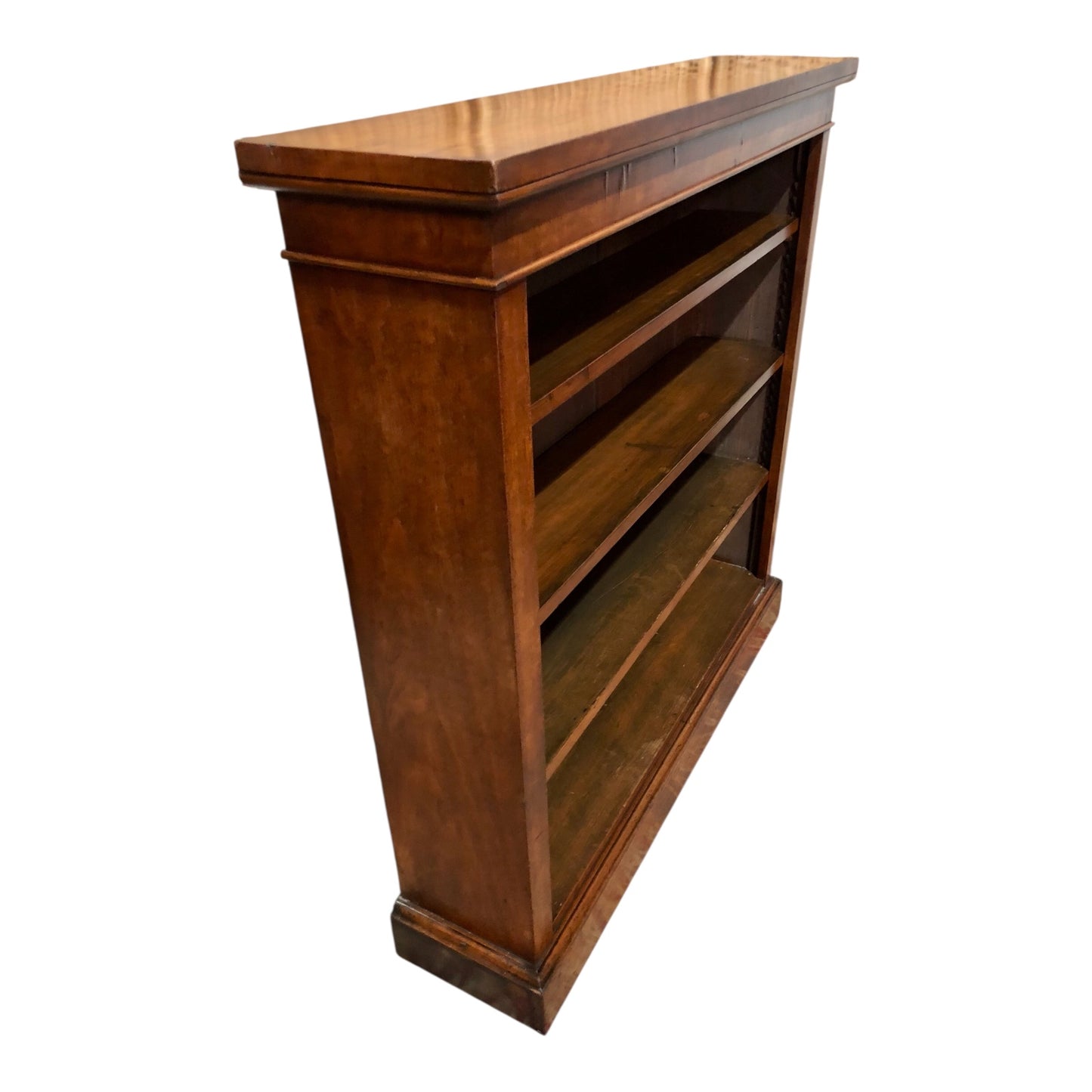 000524....Handsome Antique Walnut Bookcase