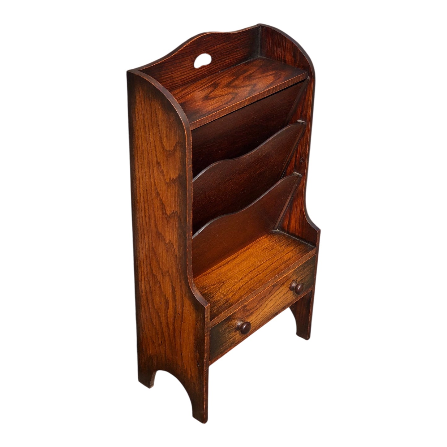 000522....Handsome Vintage Magazine Rack