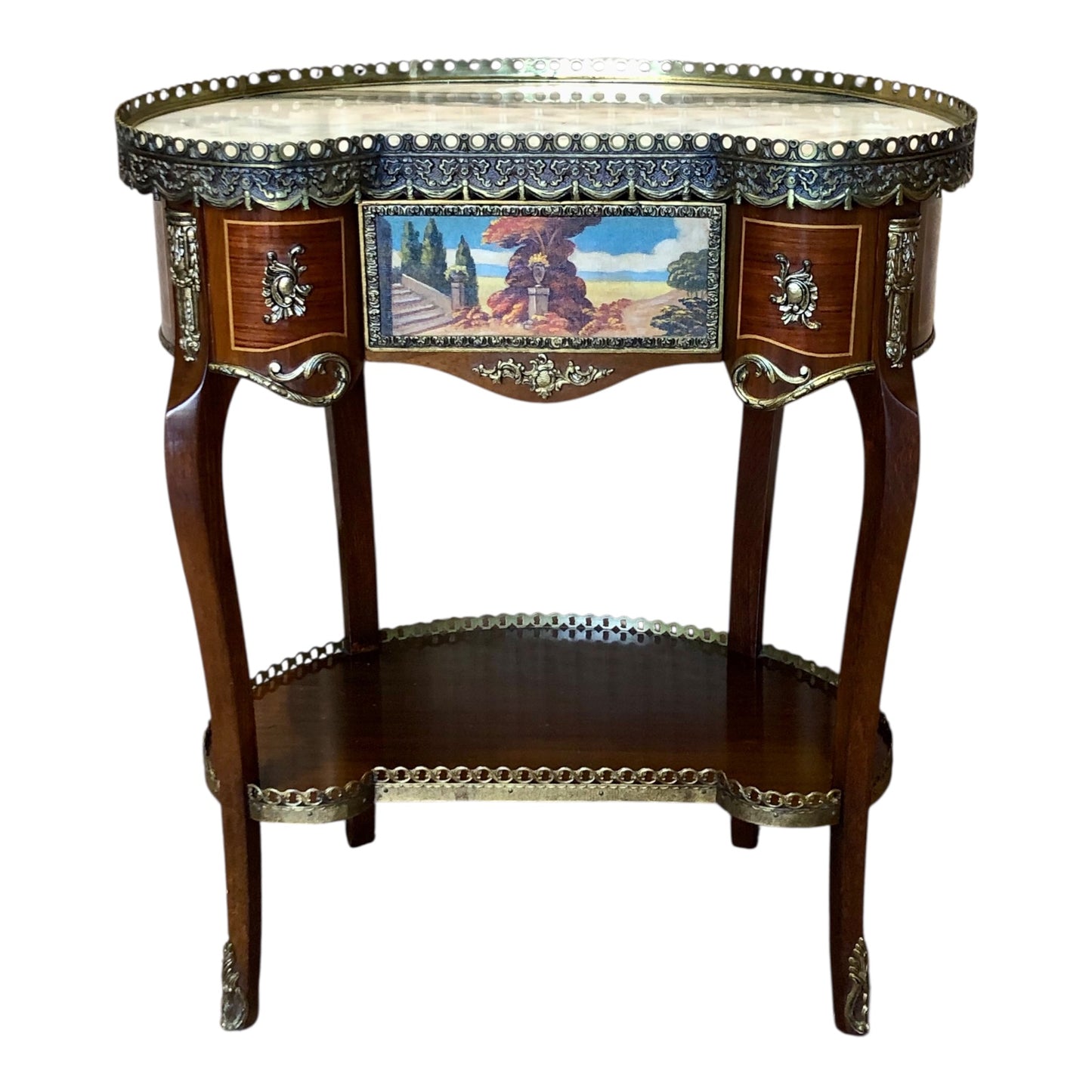 000518....Bedside Lamp Table Vintage French