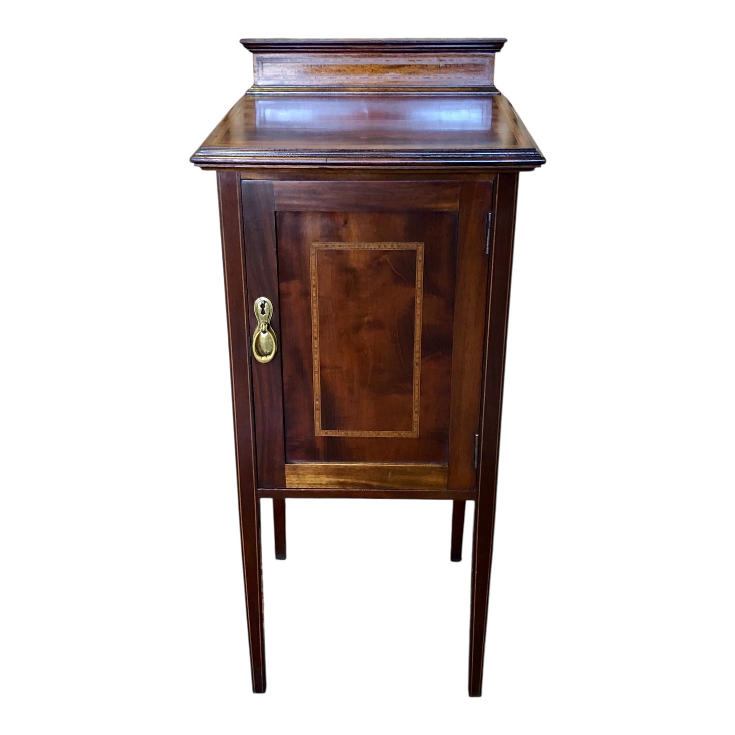 000517....Bedside Table Edwardian Nightstand ( sold )